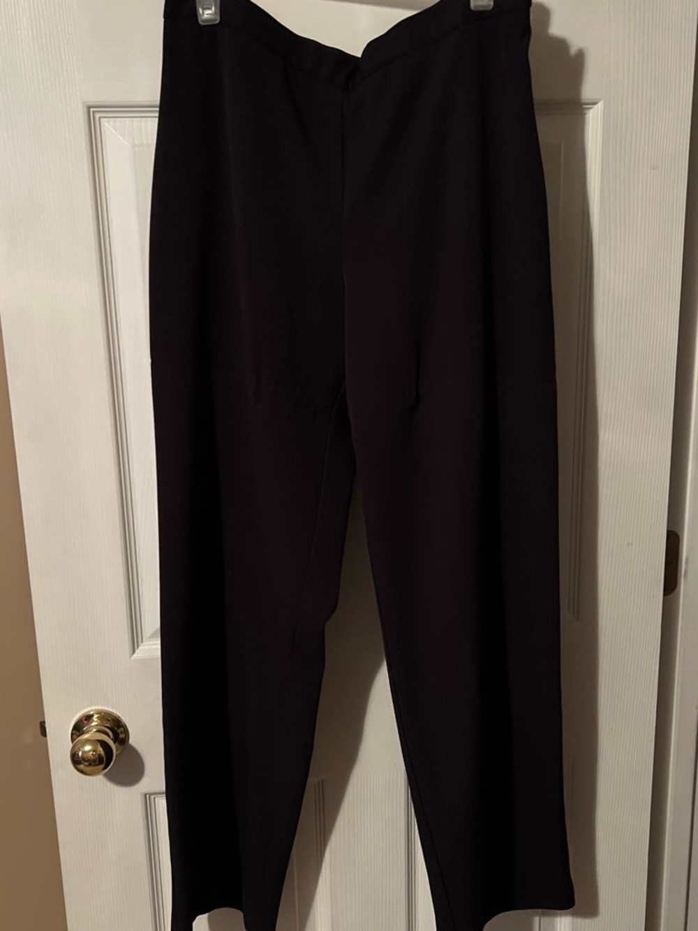 Briggs New York Black Wide-Leg Pants
